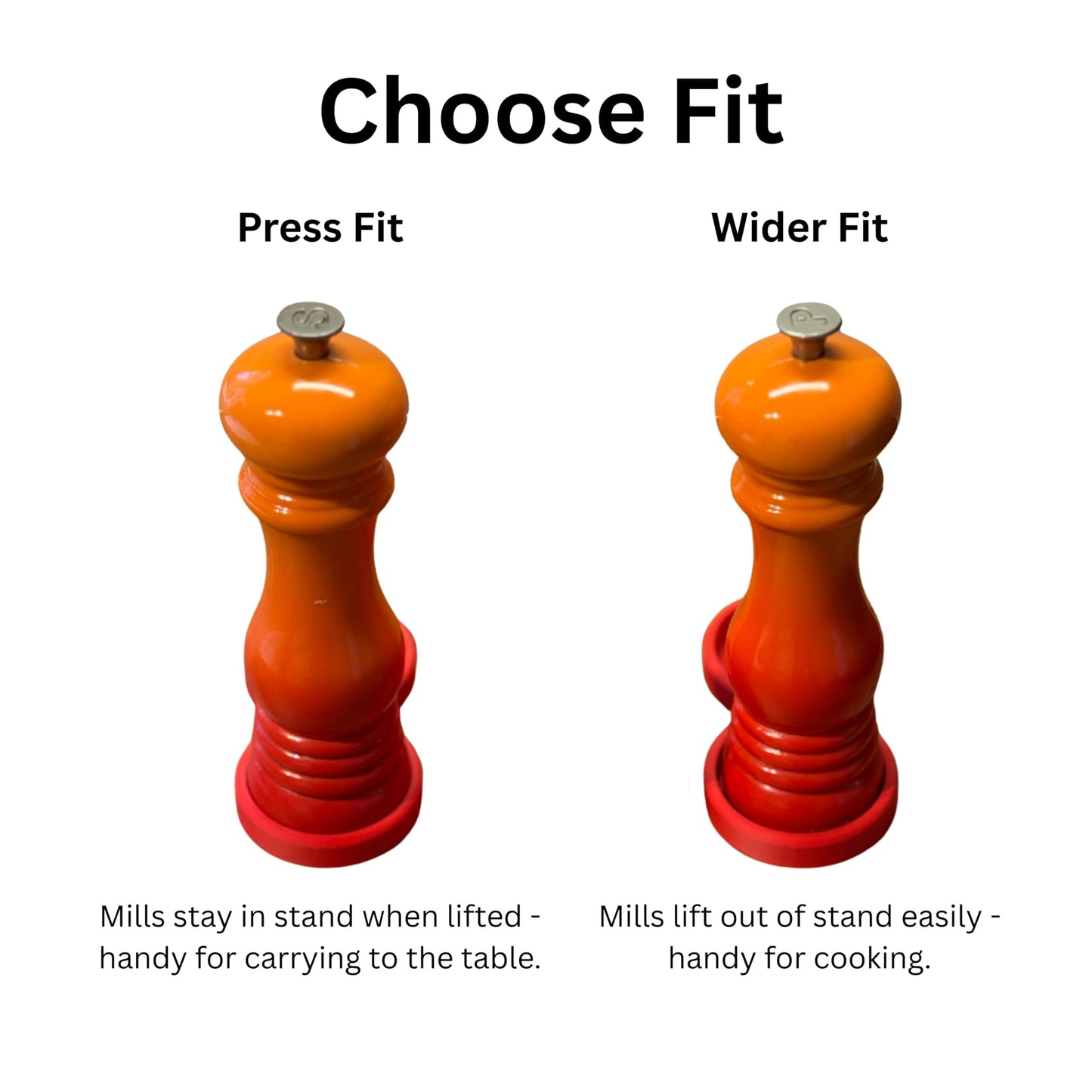 Stand for Le Creuset Salt and Pepper Mills