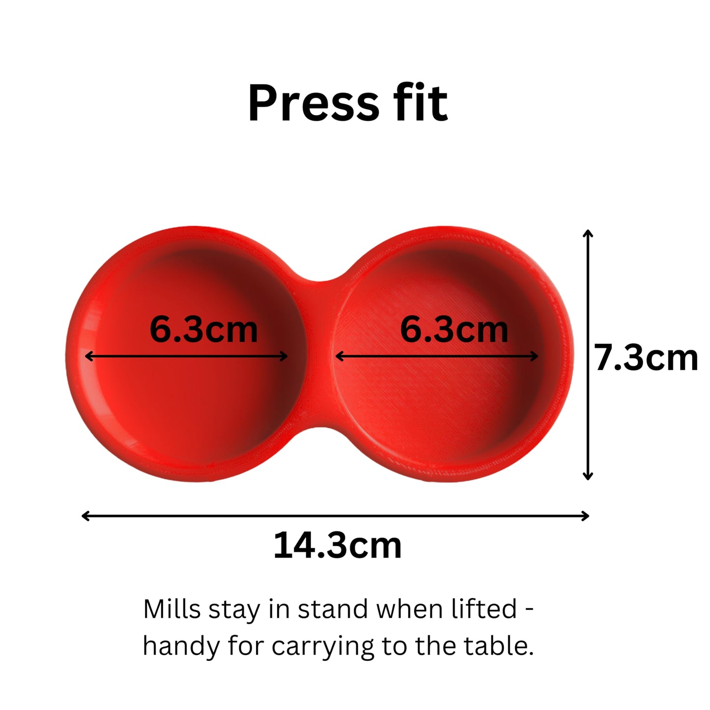 Stand for Le Creuset Salt and Pepper Mills